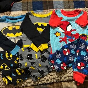 Marvel Red and Blue Spider-Man Kids Pajama Set size 3t